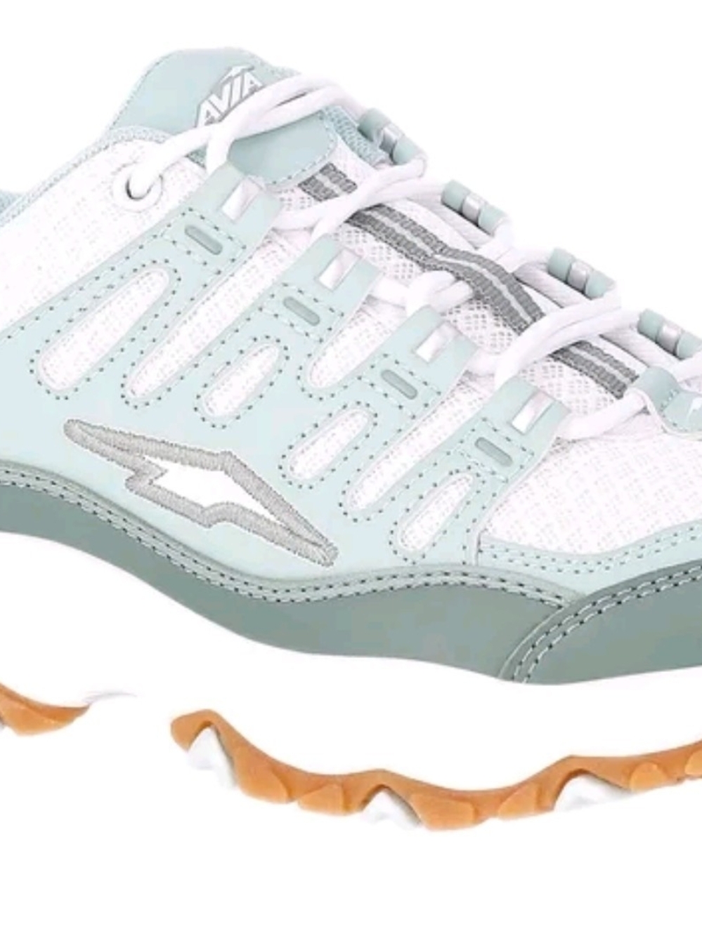 Avia Elevate Women Size 10W Wide Walking Shoes NWT Mint Green White Athletic New